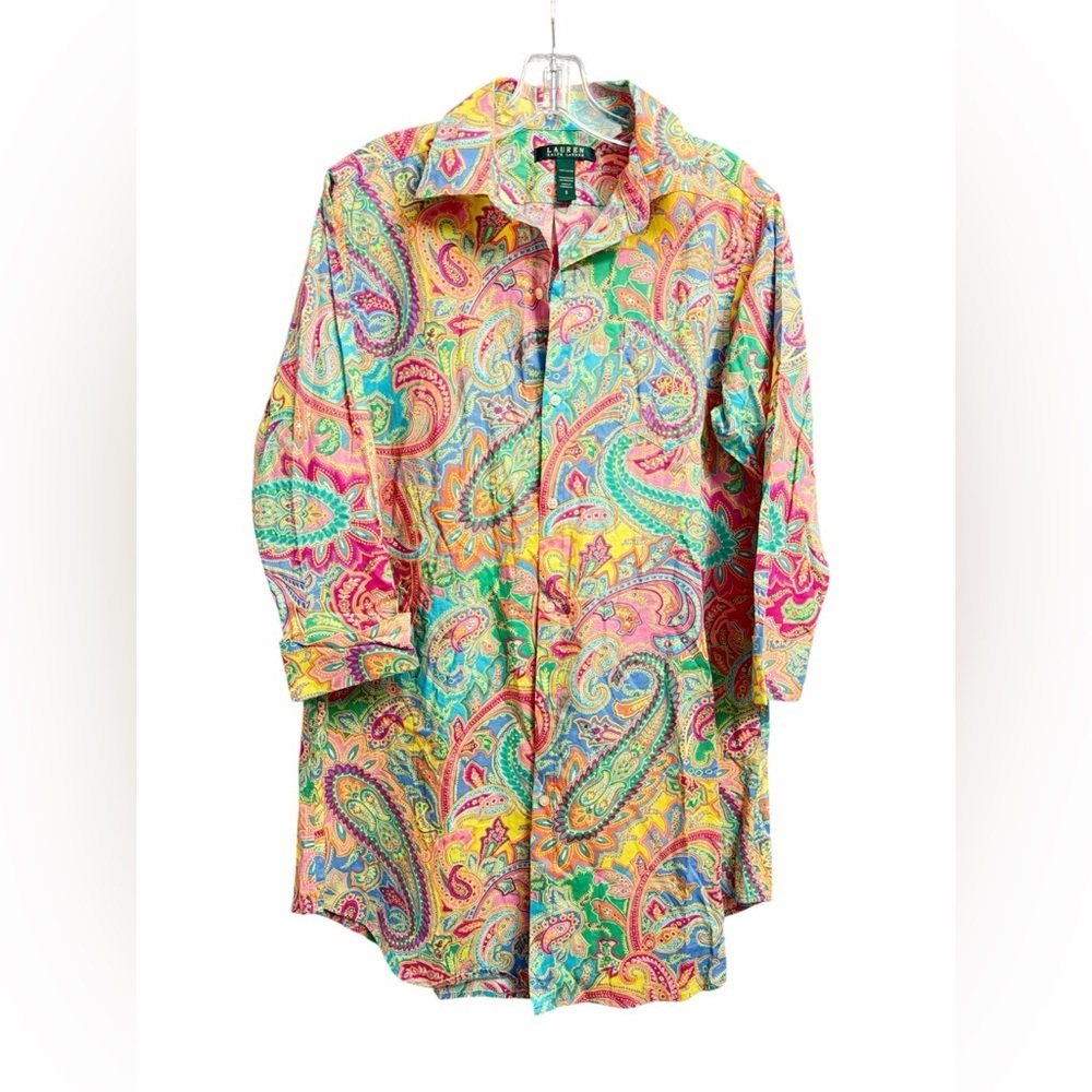 Ralph Lauren Women's Multicolor Paisley nightgown
